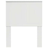 Headboard with Headboard Gloss White 75 cm Engineered wood 887829