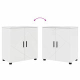 Bathroom Furniture Set Wall-mounted 2 pcs High Gloss White 3392937