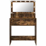 Bedroom Dressing Tables Smoked Oak 80 x 39.6 x 135 cm 888972