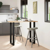 Bar Table Legs U-Shaped 2 pcs Black 60x cm Steel 4013248