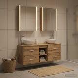Bathroom Cabinet Set 5 pcs Artisan Oak Engineered Wood 3406694