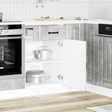 Kitchen Base Cabinet Lucca Concrete Grey Engineered Wood 853721