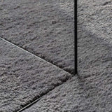ZNTS Rug HUARTE Short Pile Soft and Washable Anthracite 80x150 cm 374995