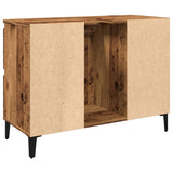 Sink Cabinet Old Wood 80x33x60 cm Engineered Wood 857129
