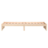 Bed Frame without Mattress Solid Wood 90x200 cm 814934