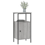 ZNTS Bedside Cabinets 2 pcs Grey Sonoma 41x31x80 cm Engineered Wood 825930