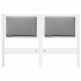 Headboard Other White 135 cm Solid pine wood 878963