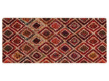 Rug Runner MARSA Multicolour 100 x 200 cm Polyester and PVC 42023272