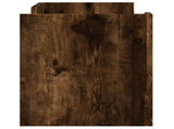 TV Cabinet Smoked Oak 80x35x40 cm Engineered Wood 848371