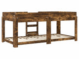 Bunk Bed for Kids Smoked Oak 90 x 200 cm Engineered Wood 3410519