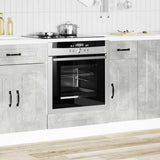 Oven Cabinet Kalmar Concrete Grey Engineered Wood 853521