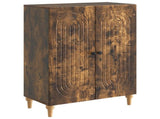 Sideboard Smoked Oak 66 x 34.5 x 90 cm Engineered Wood 894130