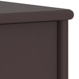 Bedside Cabinet Dark Brown 35x30x40 cm Solid Pinewood 322224