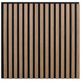 Acoustic Wall Panels 8 pcs Slatted 60.5x60 cm Oak Veneer 42002584