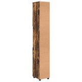 Bathroom Cabinet Smoked Oak 30 x 35 x 192 cm 883339