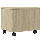 Printer Stand with Wheels Sonoma Oak 41x32x34,5 cm 840613