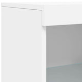 Sideboard with LED Lights White 162x37x100 cm 3209170