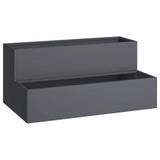 Garden Planter Anthracite 100 x 60 x 45 cm Cold-rolled Steel 865871
