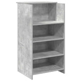 Reception Desk Concrete Grey 155x50x103,5 cm Engineered Wood 3324199