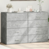 Sideboards 2 pcs Concrete Grey 60x39x80 cm Engineered Wood 3276626