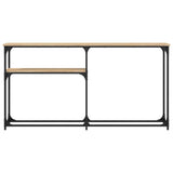 Console Table Sonoma Oak 145x22,5x75 cm Engineered Wood 834096