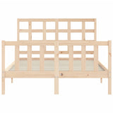 Bed Frame without Mattress 120x200 cm Solid Wood Pine 3192096