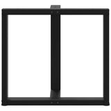 Dining Table Legs T-Shaped 2 pcs Black 70x35x cm Steel 4013056