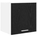 Hanging Cabinet 2 pcs Black Oak and White 40 x 31 x 40 cm 884133