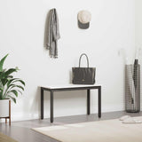 Bench White 80 x 35 x 45 cm Solid Pine Wood 892772