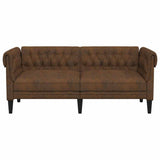 Sofa Brown 182.5 x 74.5 x 74.5 cm Polyester 42013009