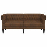 Sofa Brown 182.5 x 74.5 x 74.5 cm Polyester 42013009