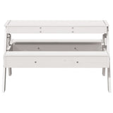 Picnic Table for Kids White 88x97x52 cm Solid Wood Pine 832597