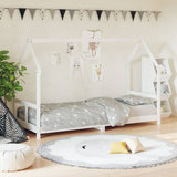 Kids Bed Frame White 80x200 cm Solid Wood Pine 835716