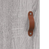 Highboard Grey Sonoma 69.5x34x180 cm Engineered Wood 3189483
