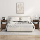 Bedside Cabinet 2 pcs Brown Oak 40 x 31 x 60 cm Engineered Wood 859499
