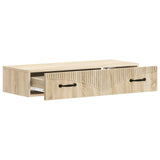 Wall-Mounted Side Table Sonoma Oak 87.5 x 34.5 x 17 cm 899007