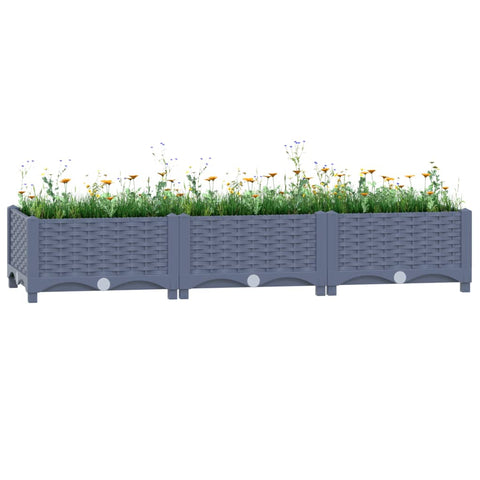 ZNTS Raised Bed 120x40x23 cm Polypropylene 310399