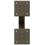 Coffee Table Legs X-Shaped 2 pcs Natural Steel 38x cm Steel 4012895
