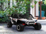 2 Seater 24V 7AH Ride on Truck, Battery Powered Electric Ride On Car w/ Remote, Suspension, 3 T3398P422384