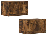 TV Cabinet Smoked Oak Engineered Wood 897780