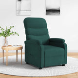 Recliner Chair Dark Green Fabric 342706