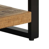 Bedside Cabinet 35x34x45 cm Solid Rough Wood Mango 4013567