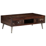 Coffee Table Solid Reclaimed Wood 100x60x35 cm 245918