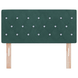 Headboard with Headboard Dark Green 100 cm Faux Leather 42007084