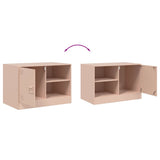 TV Cabinet Pink 67x39x44 cm Steel 841693