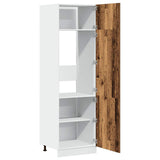 Refrigerator Cabinet Lyon Old Wood 60x57x207 cm Engineered Wood 856125