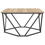 Coffee Table Sonoma Oak 80 x 80 x 45 cm 868274