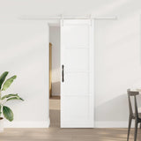 Sliding Door ORKDAL White 61 x 198.5 cm Solid Pine Wood 3333689