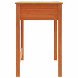 Desk with Drawer Max Brown 100 x 50 x 78 cm Solid Pine Wood 870015