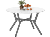 Dining Table, Round Kitchen Table with Black Legs for Living Room, Dining Room 90 x 76 cm, High T3398P423544